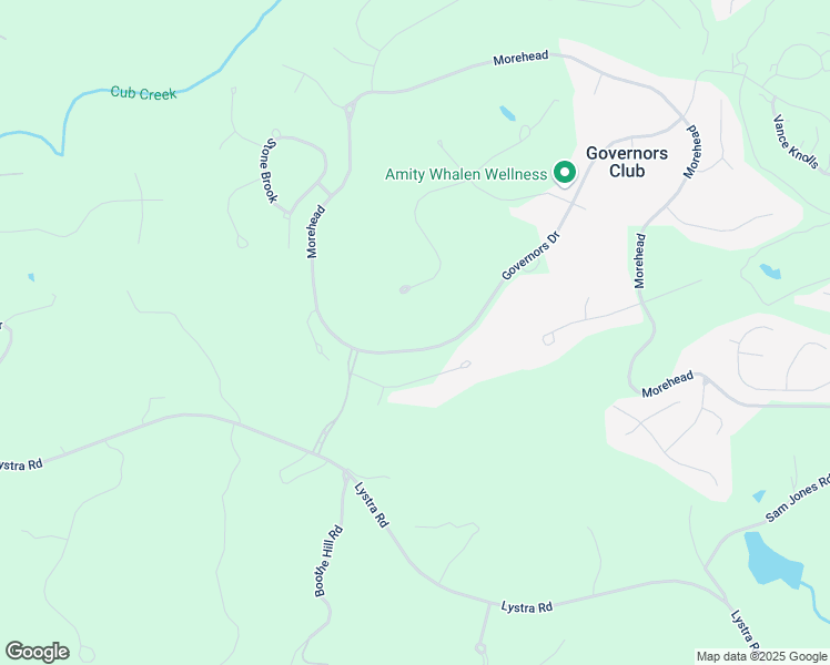 map of restaurants, bars, coffee shops, grocery stores, and more near 11512 Governors Drive in Chapel Hill