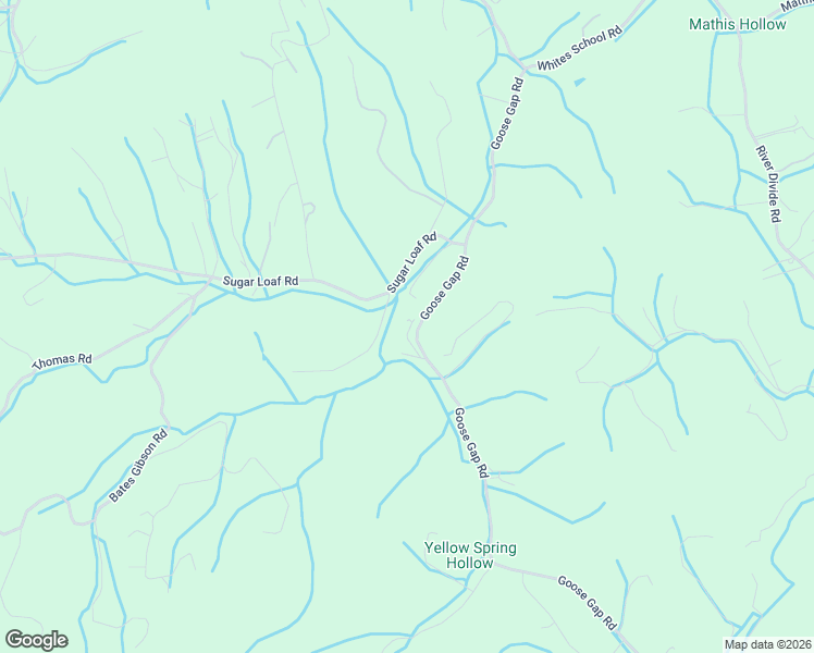 map of restaurants, bars, coffee shops, grocery stores, and more near 984 Goose Gap Road in Sevierville