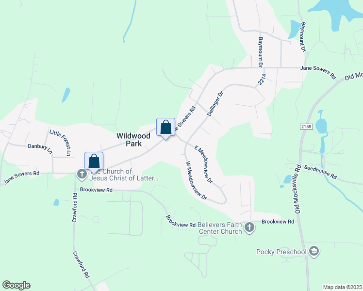map of restaurants, bars, coffee shops, grocery stores, and more near 118 East Meadowview Drive in Statesville