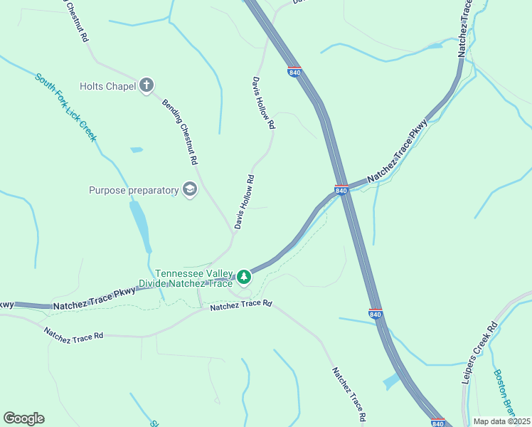 map of restaurants, bars, coffee shops, grocery stores, and more near 5981 Davis Hollow Road in Franklin