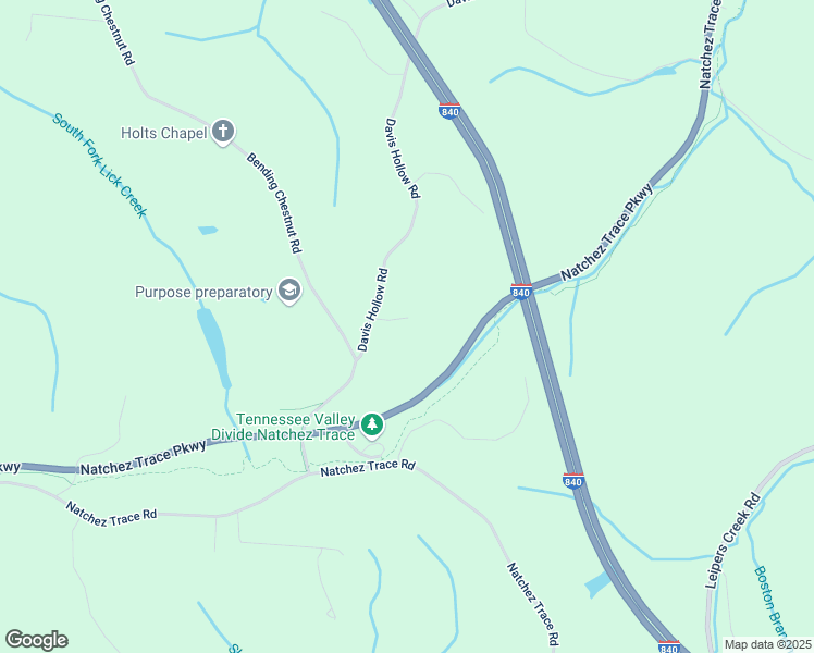 map of restaurants, bars, coffee shops, grocery stores, and more near 5981 Davis Hollow Road in Franklin