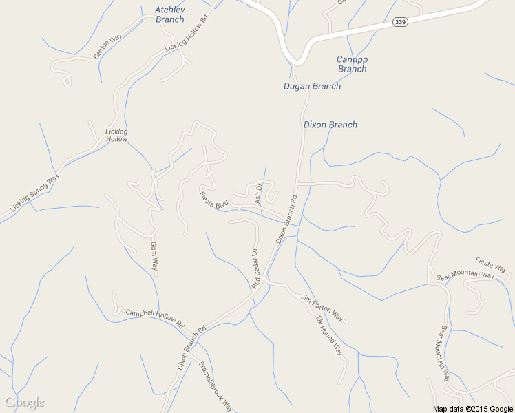 map of restaurants, bars, coffee shops, grocery stores, and more near 2003 Ash Drive in Sevierville