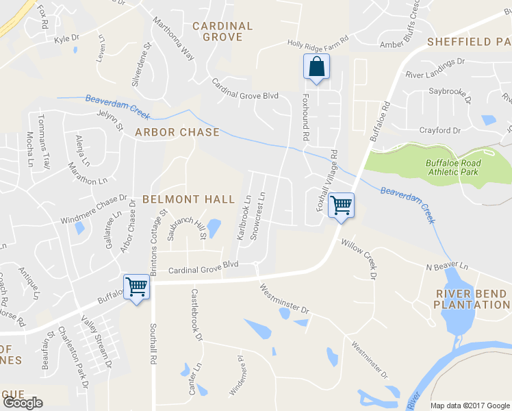 map of restaurants, bars, coffee shops, grocery stores, and more near 4419 Snowcrest Ln in Raleigh