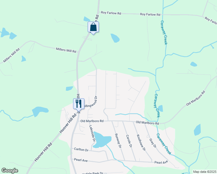 map of restaurants, bars, coffee shops, grocery stores, and more near 3992 Hillcrest Ct in Sophia