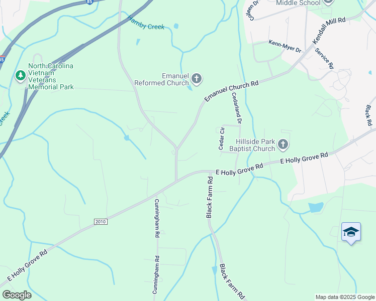 map of restaurants, bars, coffee shops, grocery stores, and more near 2671 Johnsontown Road in Thomasville