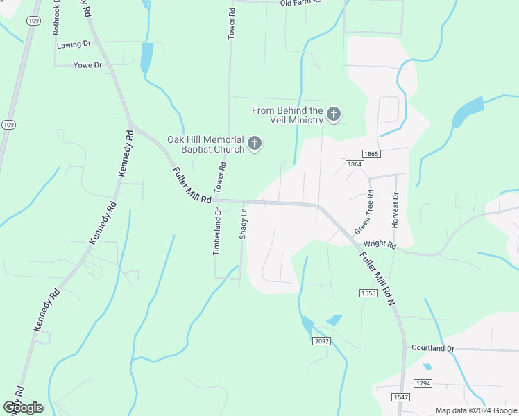 map of restaurants, bars, coffee shops, grocery stores, and more near 664 Fuller Mill Road in Thomasville