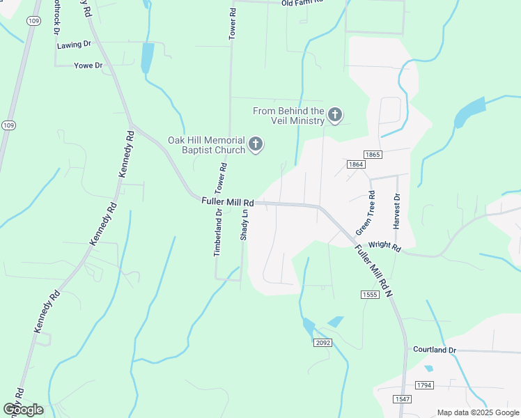 map of restaurants, bars, coffee shops, grocery stores, and more near 664 Fuller Mill Road in Thomasville