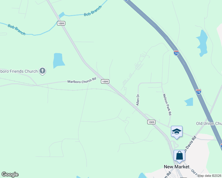map of restaurants, bars, coffee shops, grocery stores, and more near 6695 U.S. 311 in Randolph