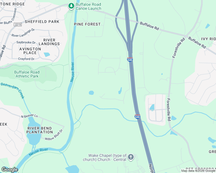 map of restaurants, bars, coffee shops, grocery stores, and more near 7113 Blue Run Lane in Raleigh