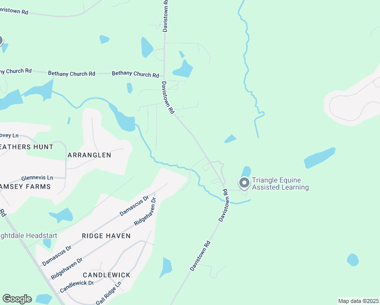 map of restaurants, bars, coffee shops, grocery stores, and more near 2109 Davistown Road in Wendell