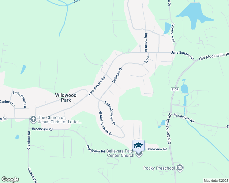 map of restaurants, bars, coffee shops, grocery stores, and more near 132 Dellinger Drive in Statesville