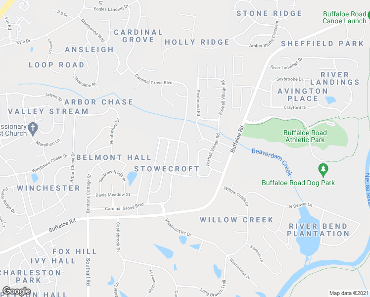 map of restaurants, bars, coffee shops, grocery stores, and more near 5326 Glenmorgan Lane in Raleigh