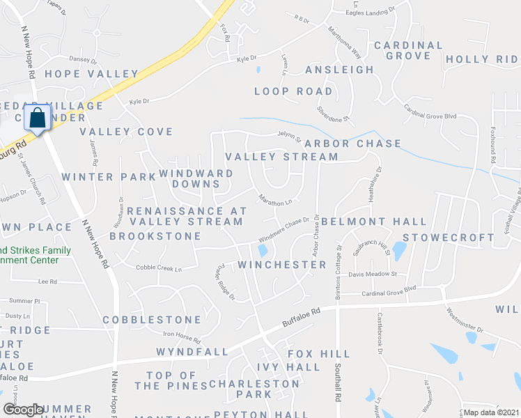 map of restaurants, bars, coffee shops, grocery stores, and more near 4708 Patch Place in Raleigh