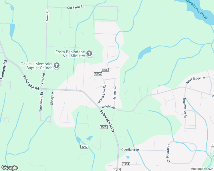 map of restaurants, bars, coffee shops, grocery stores, and more near 3094 Green Tree Road in Thomasville