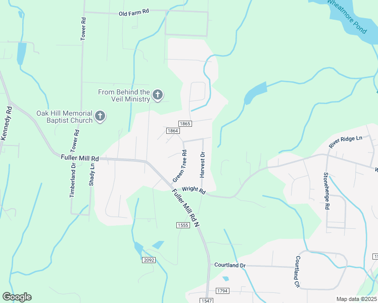 map of restaurants, bars, coffee shops, grocery stores, and more near 3094 Green Tree Road in Thomasville