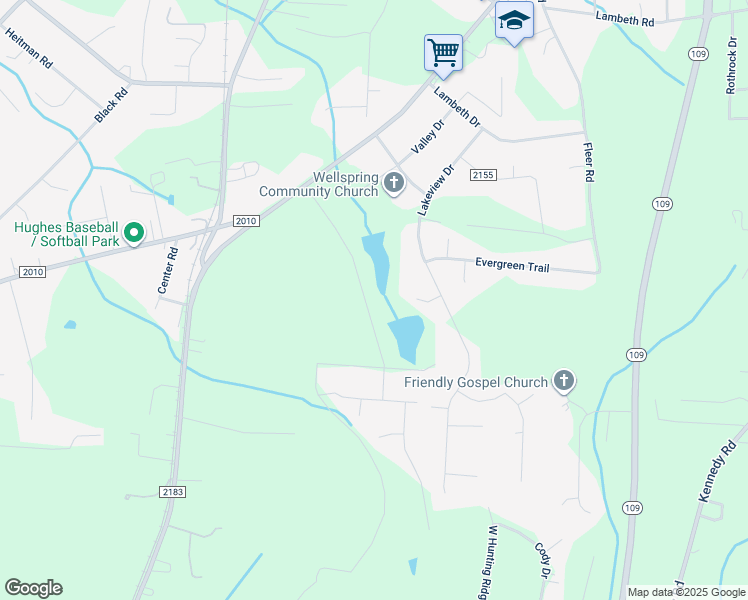 map of restaurants, bars, coffee shops, grocery stores, and more near 1333 Cedar Drive in Thomasville