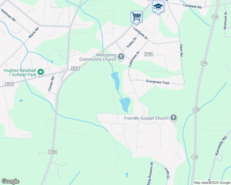 map of restaurants, bars, coffee shops, grocery stores, and more near 1333 Cedar Drive in Thomasville