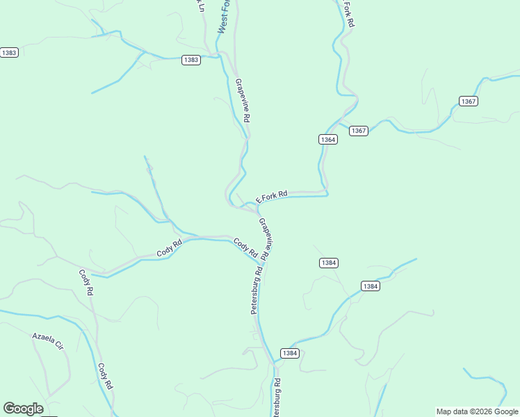 map of restaurants, bars, coffee shops, grocery stores, and more near 117 East Fork Road in Marshall