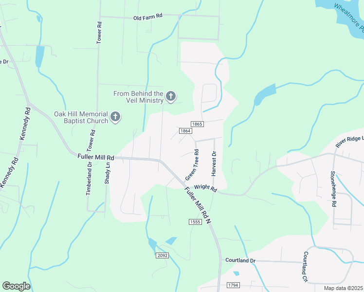 map of restaurants, bars, coffee shops, grocery stores, and more near 7519 Farmbrook Place in Thomasville