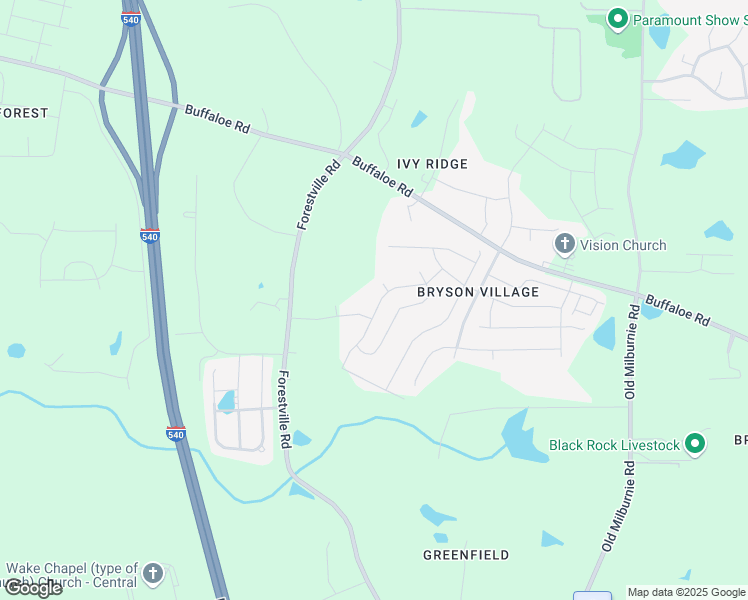 map of restaurants, bars, coffee shops, grocery stores, and more near 7309 Laurelshire Drive in Wake County