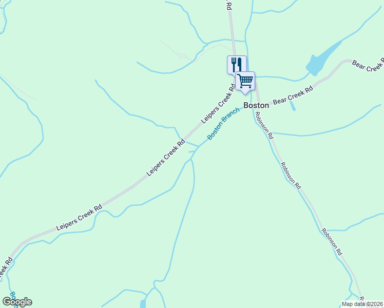 map of restaurants, bars, coffee shops, grocery stores, and more near 5620 Leipers Creek Road in Franklin