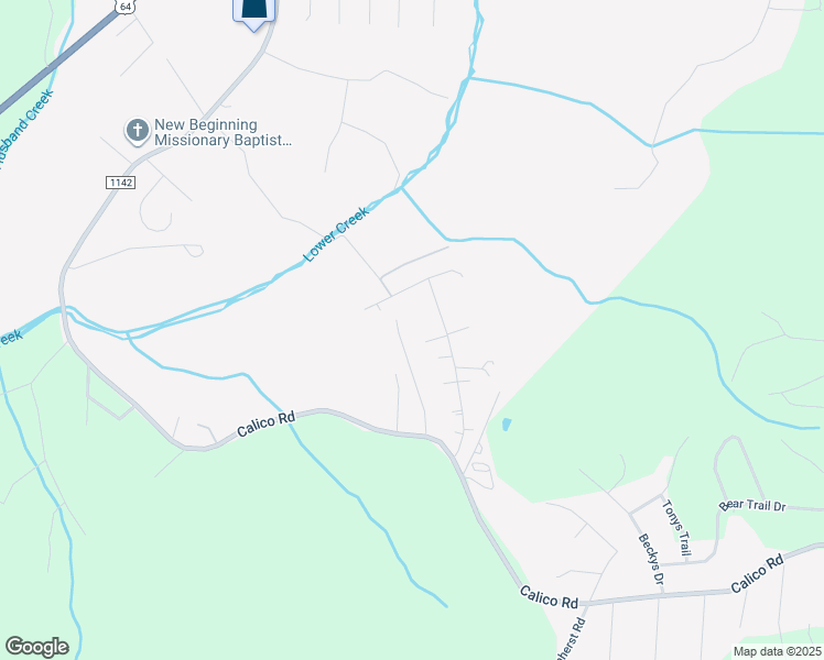 map of restaurants, bars, coffee shops, grocery stores, and more near 3544 Majestic View Place in Lenoir