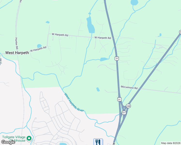 map of restaurants, bars, coffee shops, grocery stores, and more near 4339 Columbia Pike in Franklin