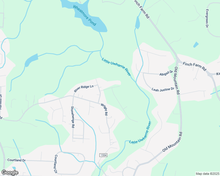 map of restaurants, bars, coffee shops, grocery stores, and more near Crooked Stream Lane in Randolph County