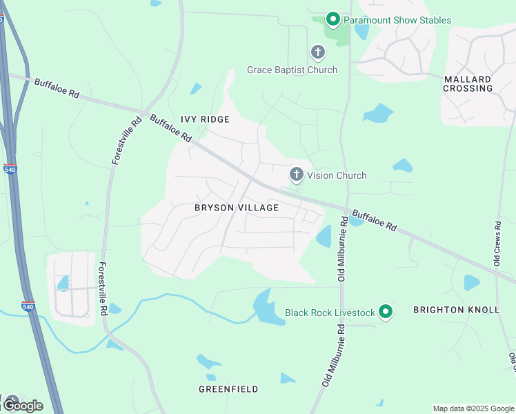 map of restaurants, bars, coffee shops, grocery stores, and more near 7618 Mapleshire Drive in Raleigh