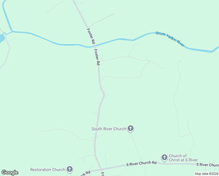 map of restaurants, bars, coffee shops, grocery stores, and more near 6787 Foster Road in Woodleaf