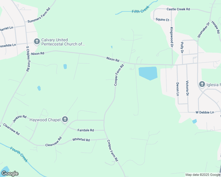 map of restaurants, bars, coffee shops, grocery stores, and more near 419 Cooper Farm Road in Statesville
