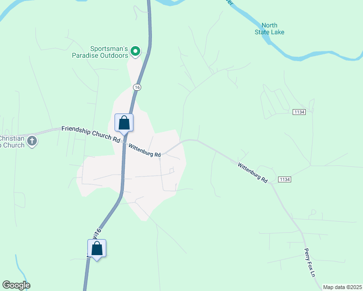 map of restaurants, bars, coffee shops, grocery stores, and more near 260 Wittenburg Road in Taylorsville