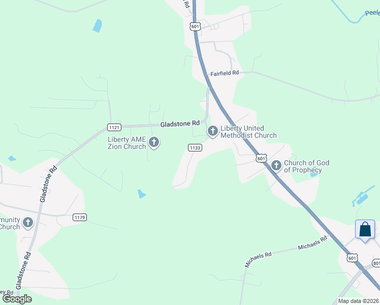 map of restaurants, bars, coffee shops, grocery stores, and more near 202 Liberty Road in Mocksville