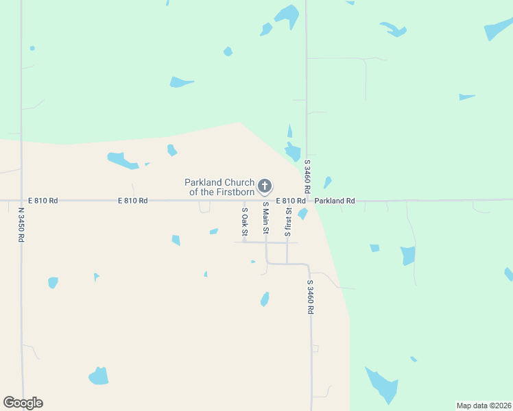 map of restaurants, bars, coffee shops, grocery stores, and more near 345831 East 810 Road in Agra
