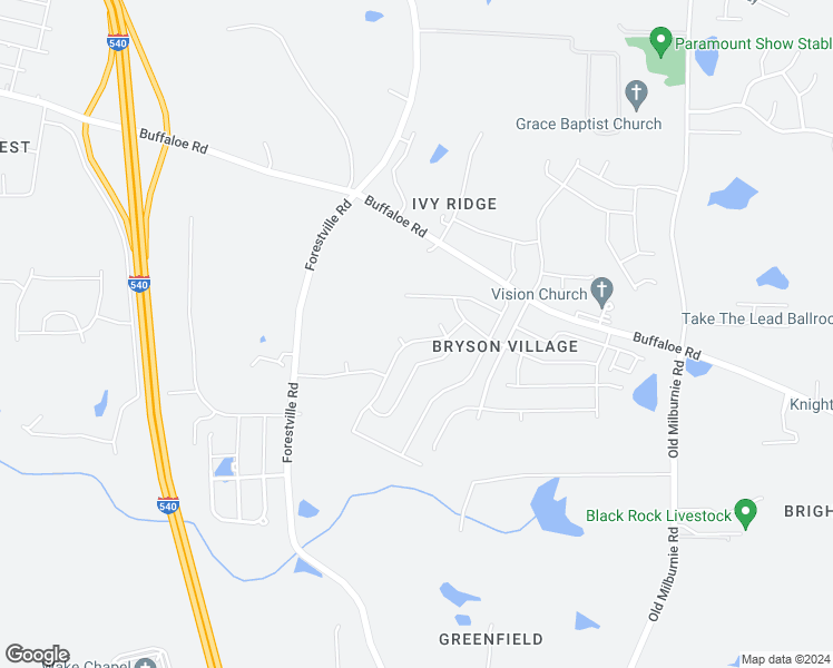 map of restaurants, bars, coffee shops, grocery stores, and more near 7392 Birchshire Drive in Raleigh
