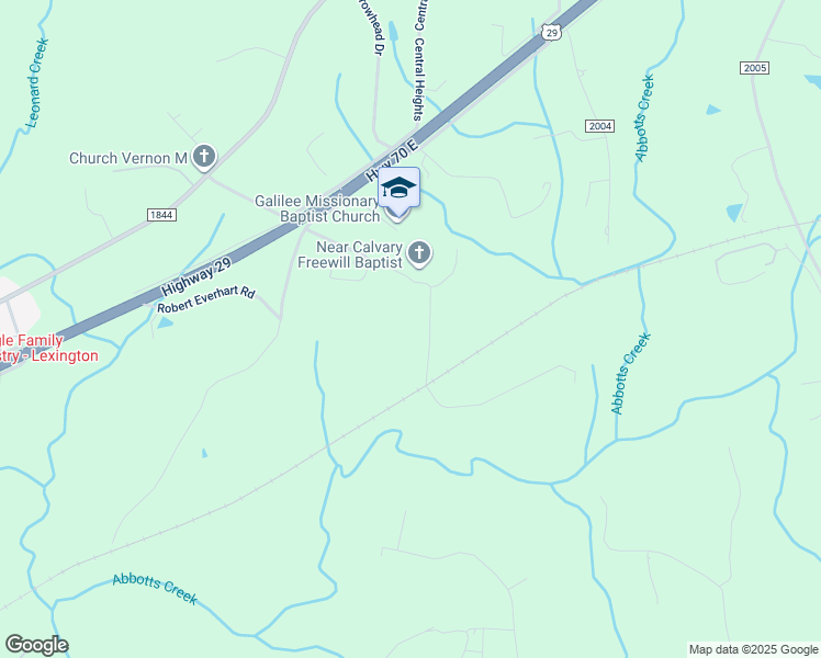 map of restaurants, bars, coffee shops, grocery stores, and more near 496 Lee Smith Road in Lexington