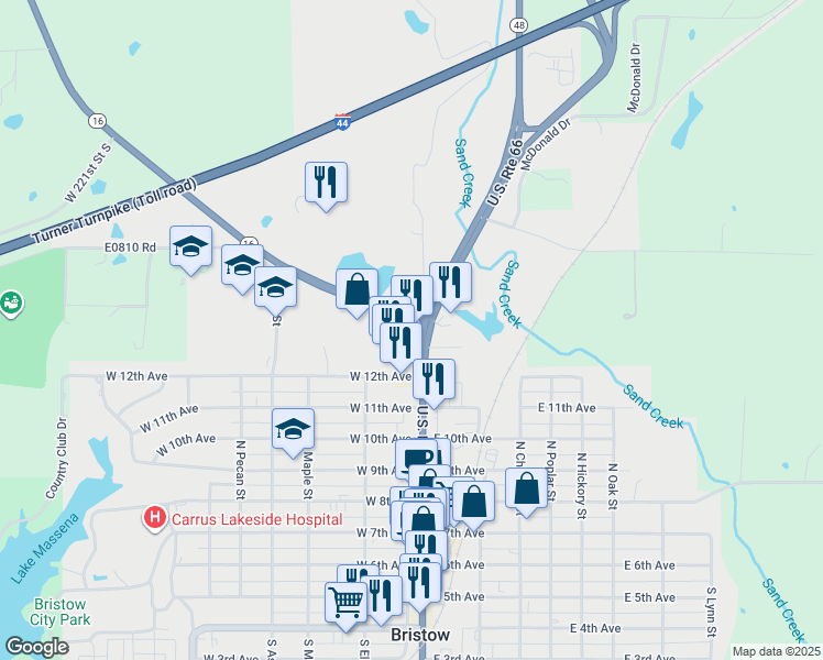 Bristow Oklahoma Area Map More vrogue.co