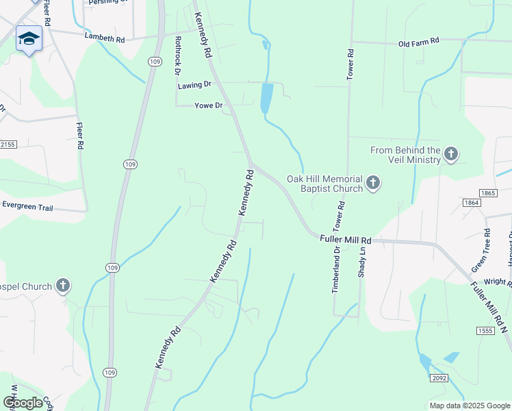 map of restaurants, bars, coffee shops, grocery stores, and more near 1167 Kennedy Road in Thomasville