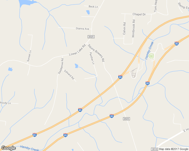 map of restaurants, bars, coffee shops, grocery stores, and more near 200 Panther Lane in Thomasville