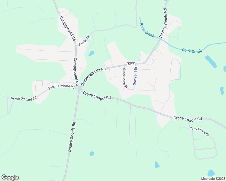 map of restaurants, bars, coffee shops, grocery stores, and more near 3808 Grace Chapel Road in Granite Falls