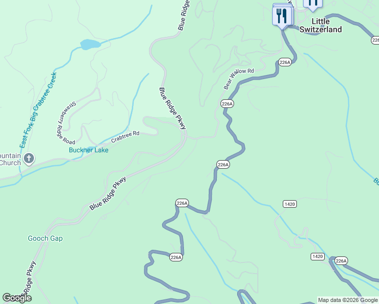 map of restaurants, bars, coffee shops, grocery stores, and more near 38 Osborn Knob Road in Marion