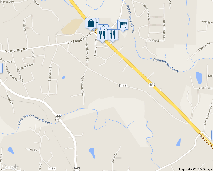 map of restaurants, bars, coffee shops, grocery stores, and more near 340 Cedar Valley Rd in Hudson