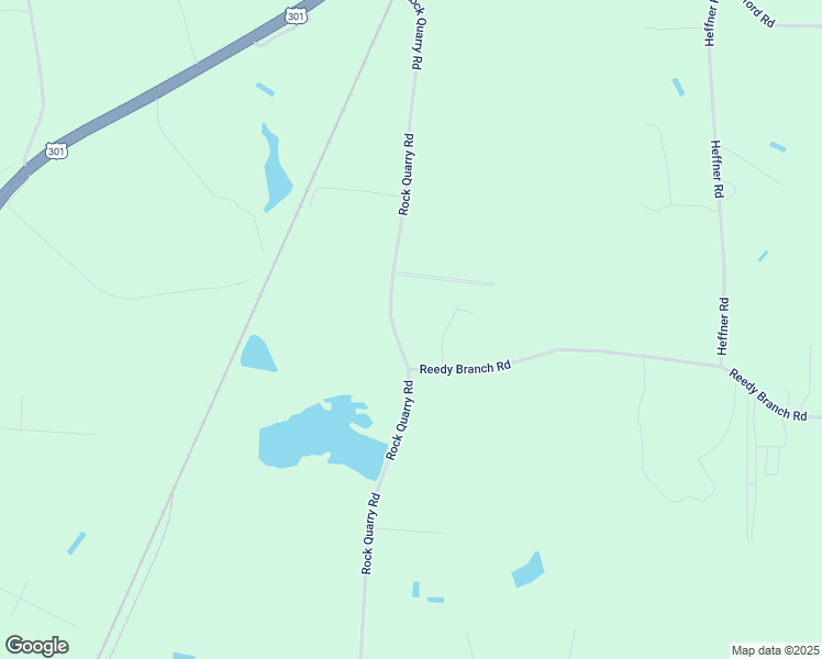 map of restaurants, bars, coffee shops, grocery stores, and more near 6514 Rock Quarry Road in Elm City