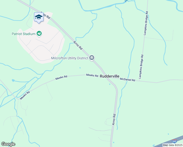 map of restaurants, bars, coffee shops, grocery stores, and more near 6294 Meeks Road in Franklin