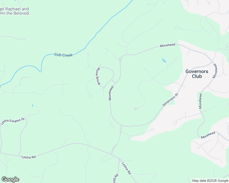 map of restaurants, bars, coffee shops, grocery stores, and more near 16106 Morehead in Chapel Hill