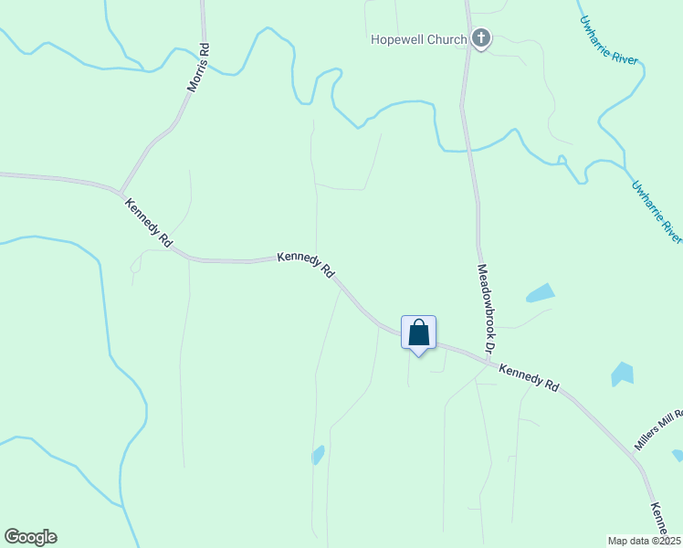 map of restaurants, bars, coffee shops, grocery stores, and more near 6256 Kennedy Road in Trinity
