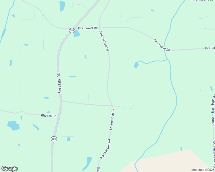 map of restaurants, bars, coffee shops, grocery stores, and more near 6749 Squirrel Den Road in Bailey