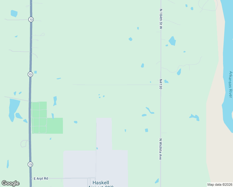 map of restaurants, bars, coffee shops, grocery stores, and more near 18727 West Bunch Road in Haskell