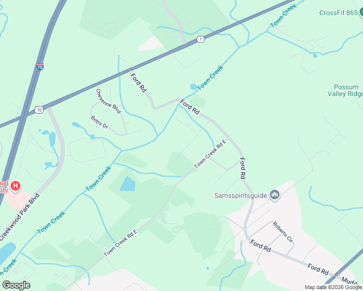 map of restaurants, bars, coffee shops, grocery stores, and more near 1070 McDaniel Lane in Lenoir City