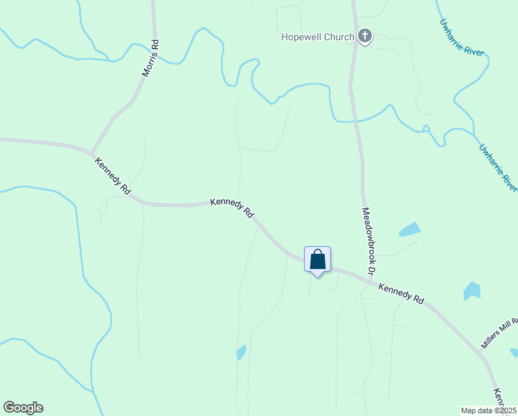 map of restaurants, bars, coffee shops, grocery stores, and more near 6256 Kennedy Road in Trinity